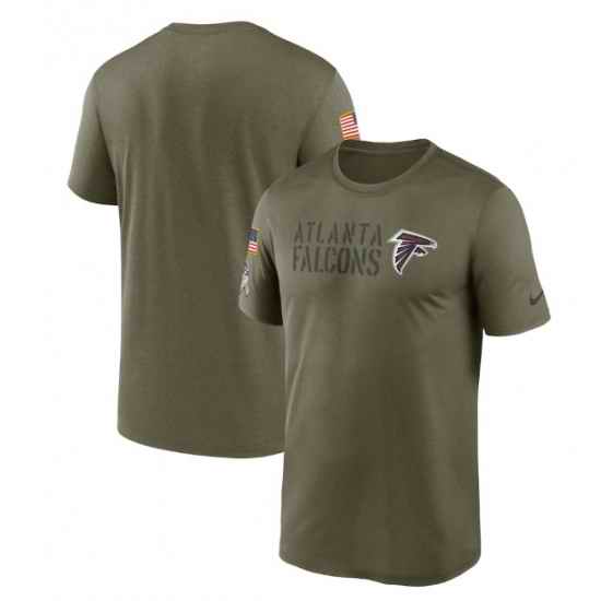 Men Atlanta Falcons Olive 2022 Salute To Service Legend Team T Shirt